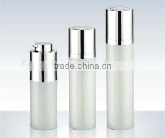 Plastic rotary cap Fashionable Airless Bottles for cosmetics