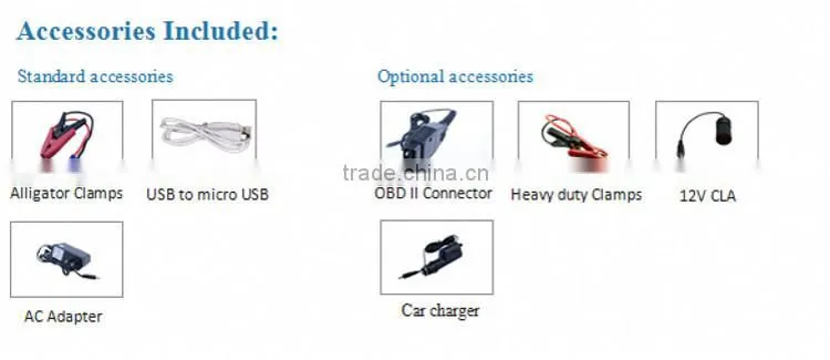 lithium ion battery 12v power bank for car jump starter booster pack 12v