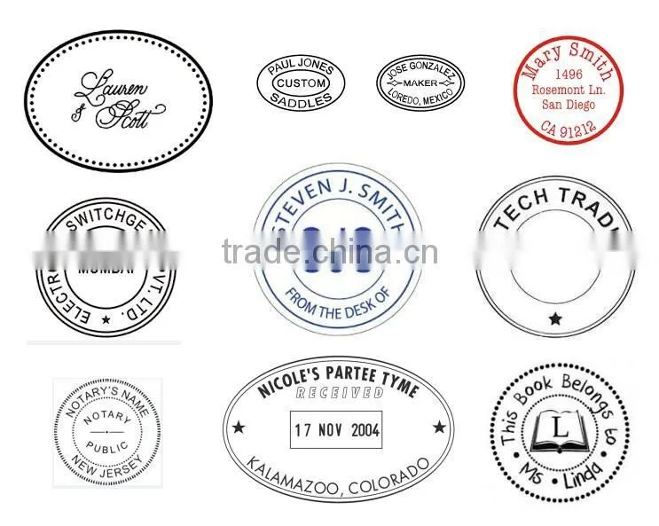 Rubber stamp machine price Epress stamp Oval stamp O-3555