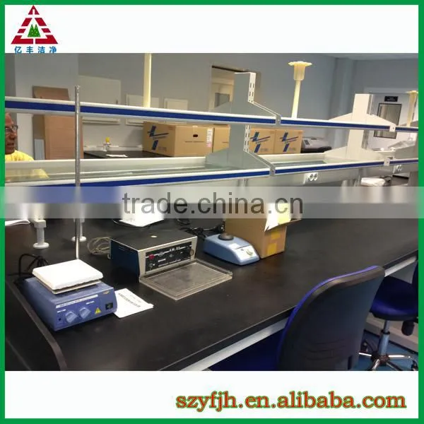 Dental Laboratory Island Bench With Reagent Shelf