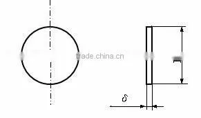 5mm 4Mhz PZT Crystals piezo ultrasonic transducer (FBELE)