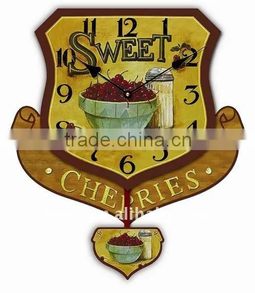 wooden pendulum wall clocks