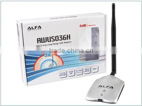 AWUS036H Alfa Network 1000mW USB WiFi Adapter With RTL8187L Chipset