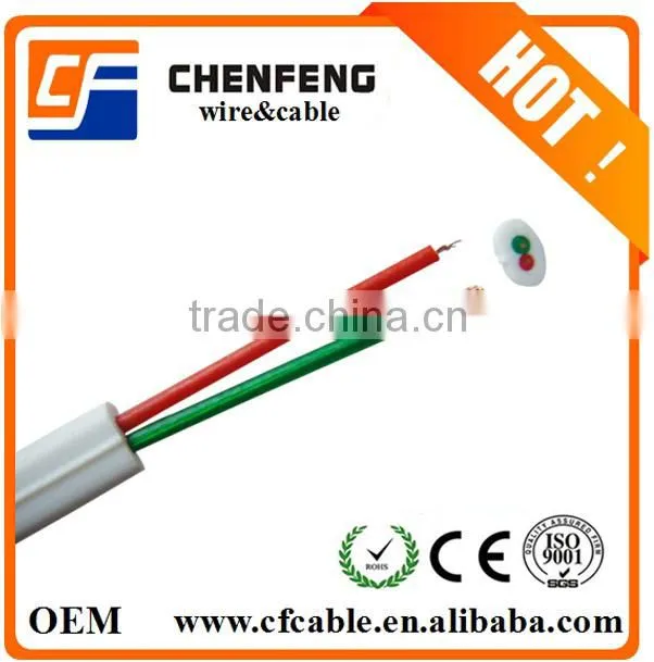 2 cores flat telephone wire cable, factory price,telephone wire