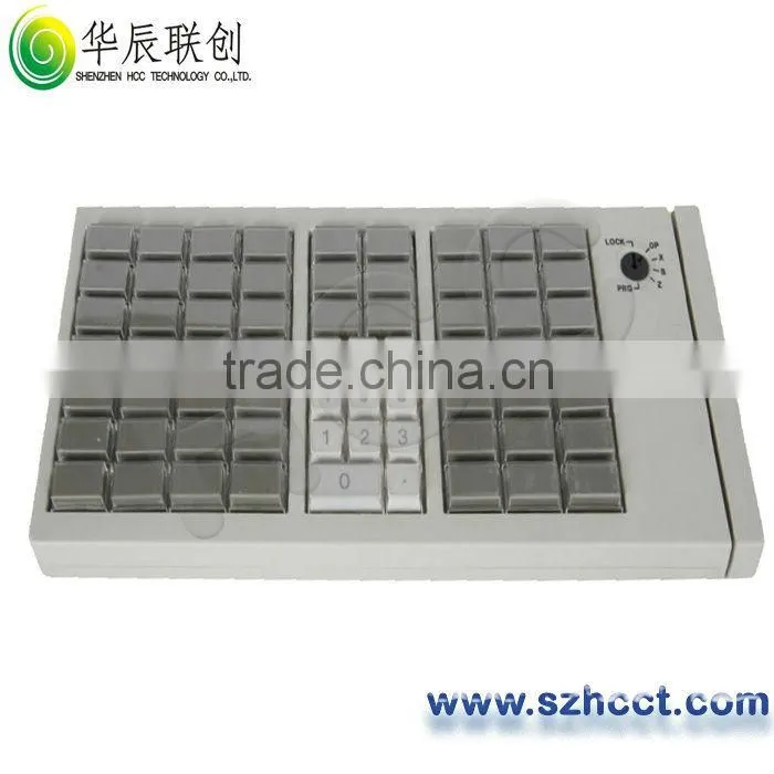 USB POS Programmable Keyboard/USB 66 fully programmable keys keyboard
