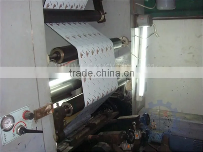 Rotogravure printing machine for foil