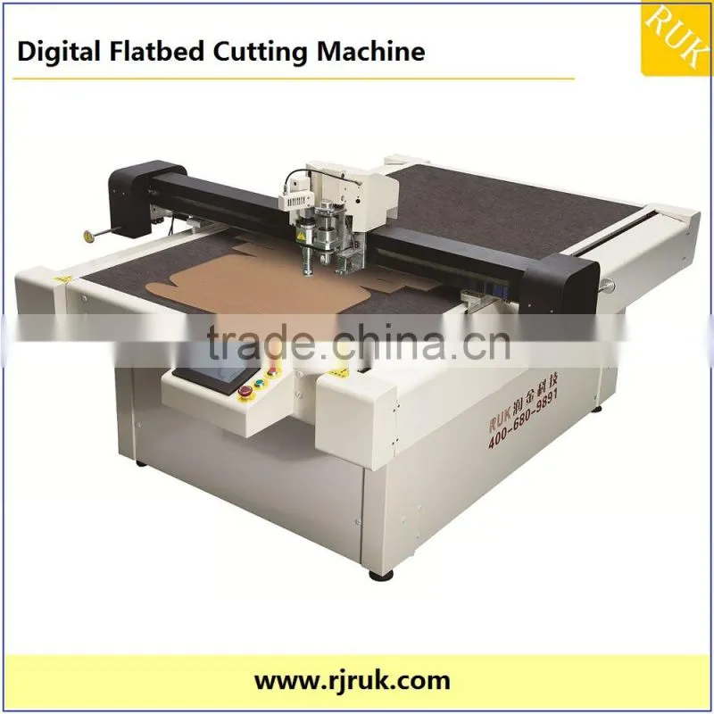 flatbed cnc carton sample cutting machine