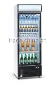 200L commercial upright single door auto-defrost showcase with CE/ROHS