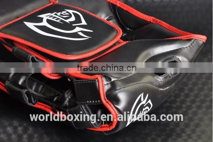 Wholesale Grant Custom PU Leather Boxing Helmet/Head Guard/Boxing Headgear For Training