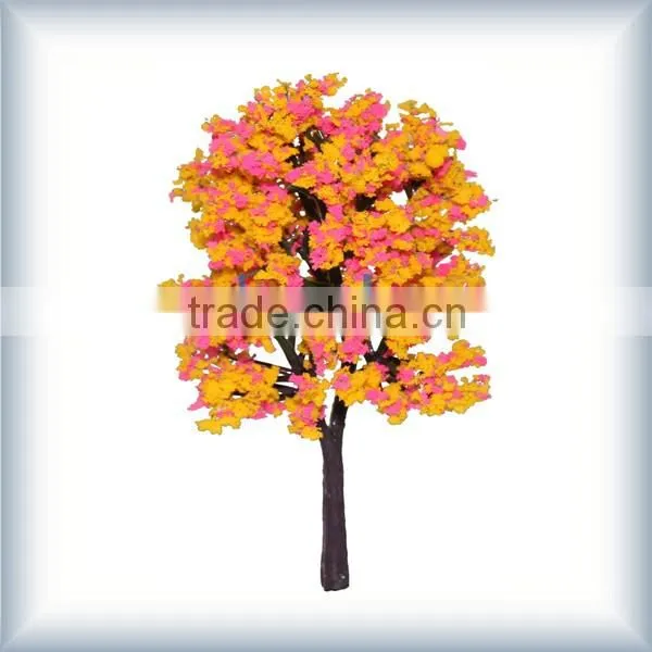 Colorful 3D decorated live christmas trees,CT007-160model tree for layout,good quality model tree,decorative model tree