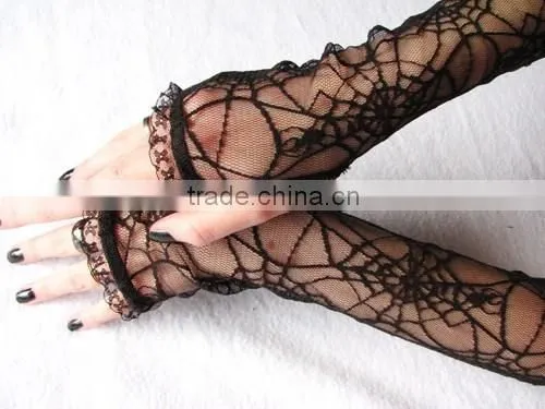 Fingerless Cheap Lace Gloves