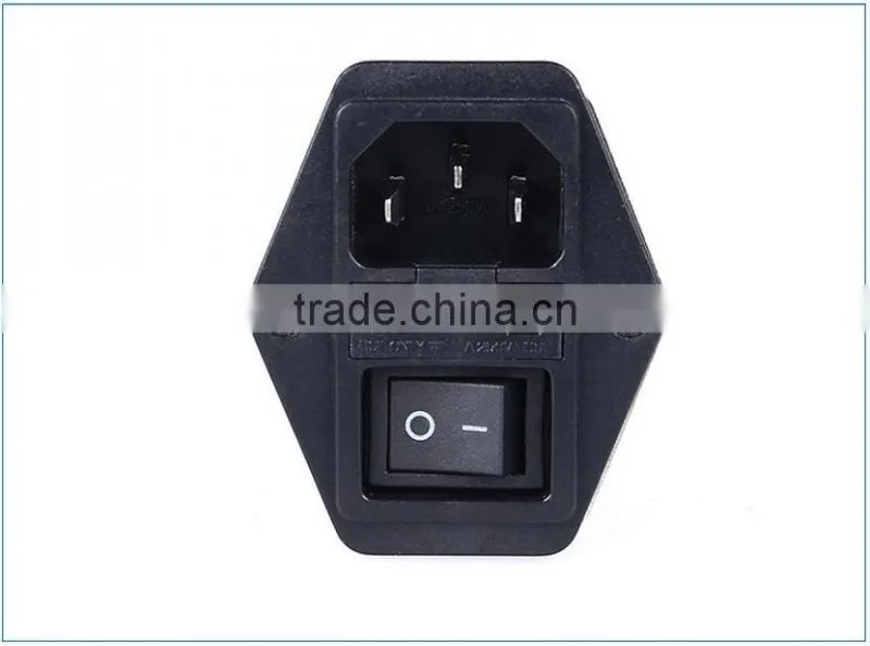 1A ~ 10A emi filter switch socket fuse