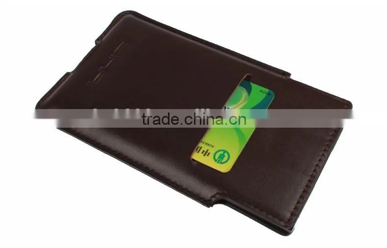 SIKAI High quality Genuine Leather Pouch Case Cover For Blackberry Priv Pouch Case with View window