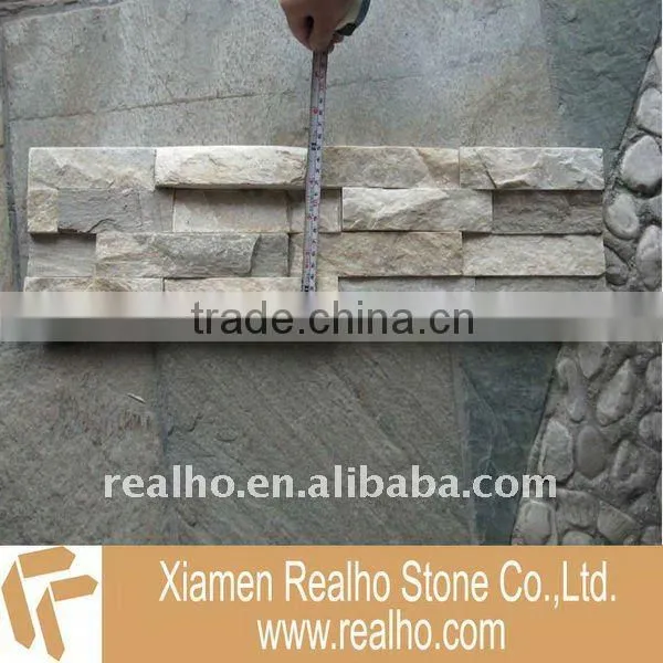 Rusty slate stacked culture stone