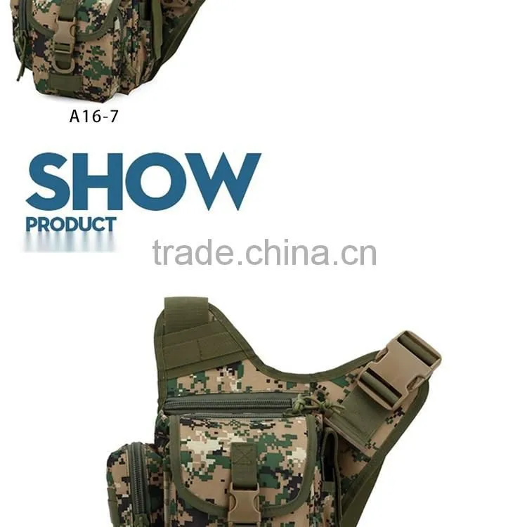 Outdoor travelling bag 800D army camouflage camera shoulder bag