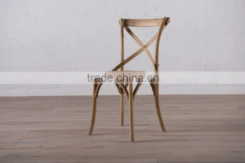 Best sell cheap wooden cane cross back dining Chair home furniture