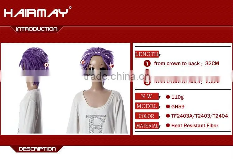 starry sky Tsubasa Amaha 3/4 head wigs
