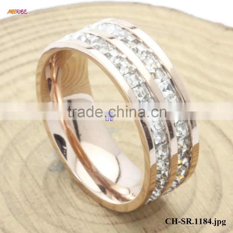 Fine Jewelry High Polished Titanium Steel Gear Ring Mens