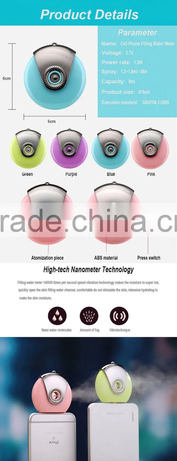 Cool Mist humidifier ultrasonic humidifier parts