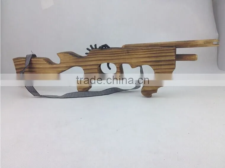 handmade rubber band gun handmade cool and simple wooden gun like real