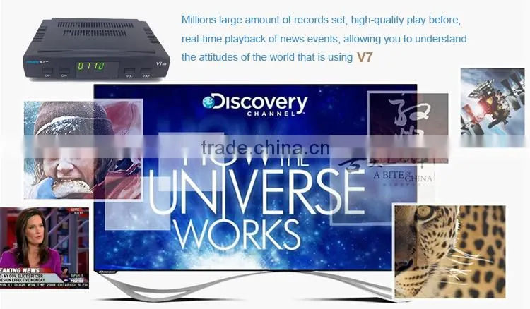 Manufacturer Freesat V7 HD DVB-S2 Mini Satellite TV Box Receiver Decoder