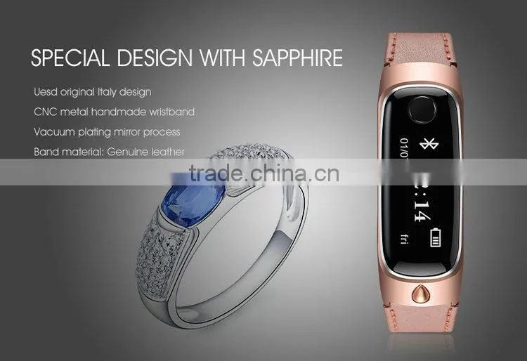 2016 New smart band,Bluetooth band,Smart wrist band,Smart wearing,0.91inch OLED screen,Bluetooth3.0 with BT4.0,KW-BM6