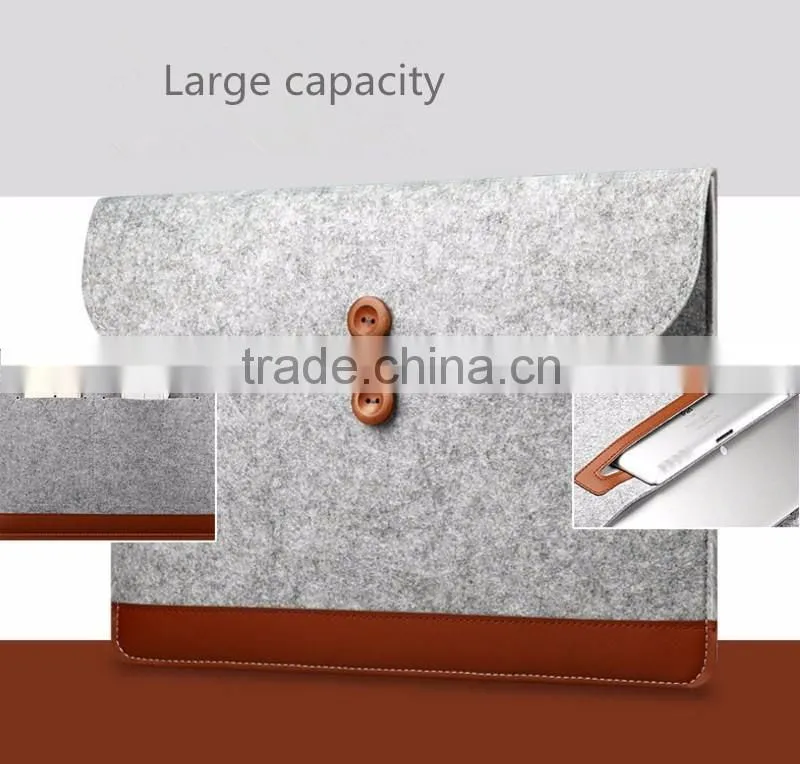 Hot Laptop Carrying Bag Sleeve Case For MacBook, Carrying felt bag for macbook