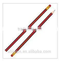 7'' With Eraser Sharpened Jumbo Triangle Wooden HB Pencil