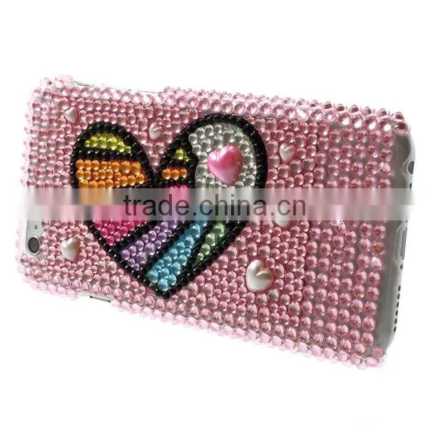 Wholesale design your own rhinestone cell phone cases for iphone 6,for iphone phone cases