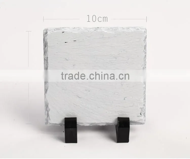 Hot sale DIY photo rock slate blank sublimation custom slate coasters