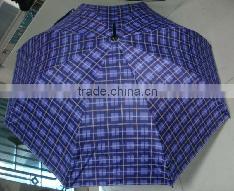 G32K promotional UV check purple golf umbrella