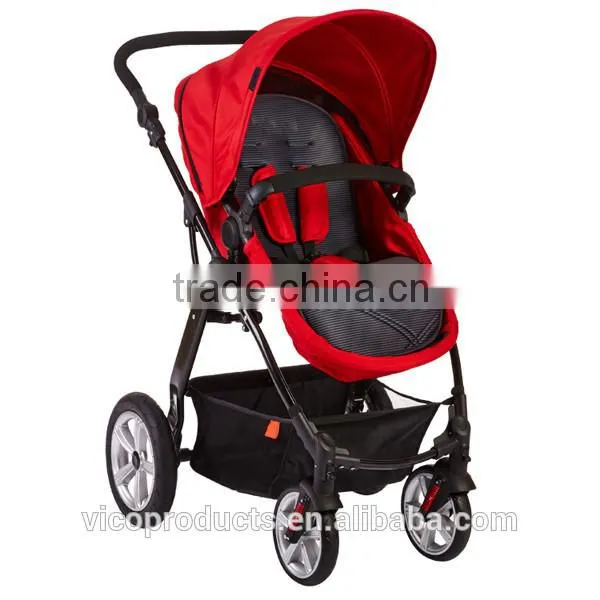 EN1888 good aluminum frame 2 in 1 baby stroller