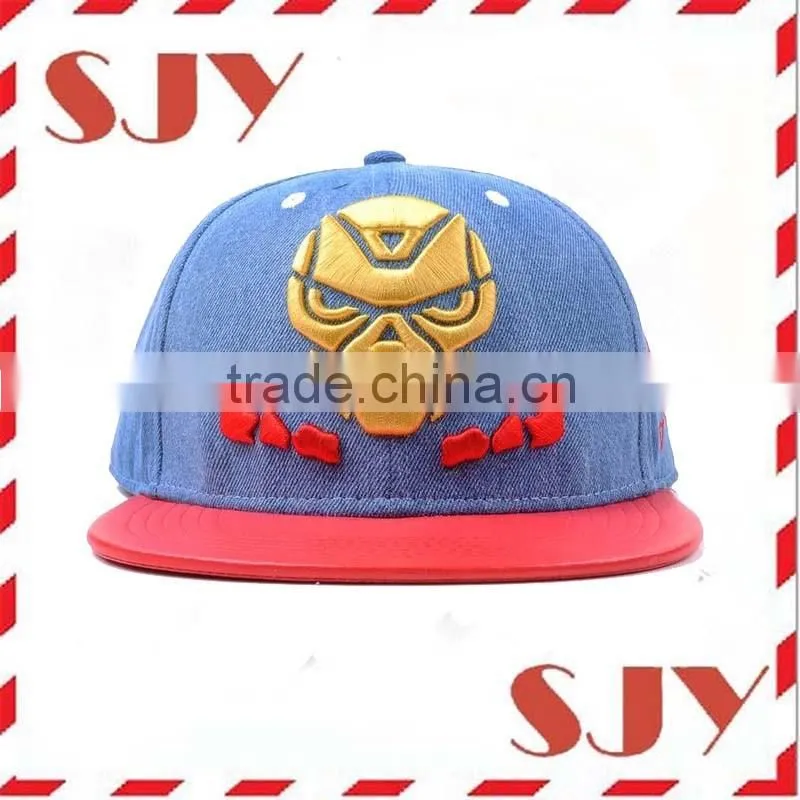 Wholesale Custom Embroidery Hip Hop Flat Bill Baseball Caps