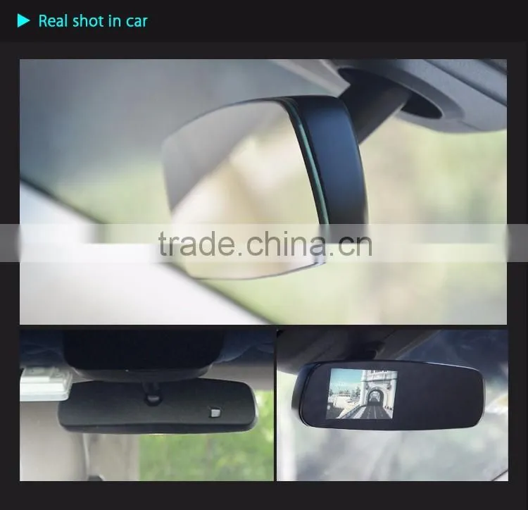 car accessories rearview mirror ultra-high brightness frameless mirror with mirror-link