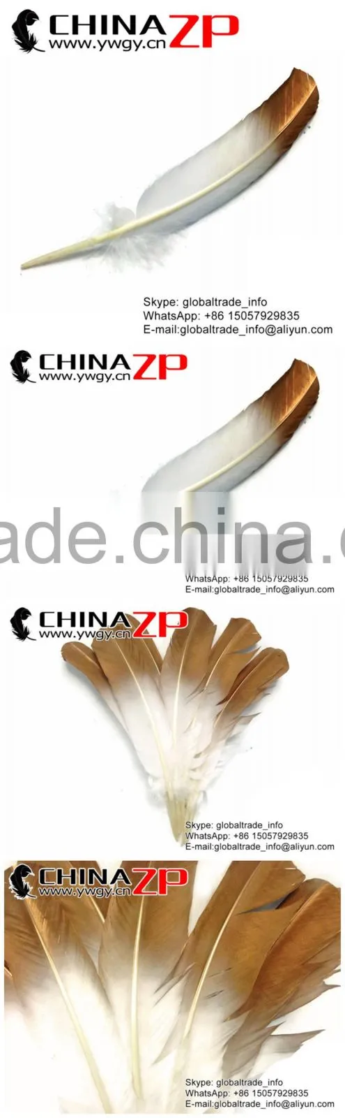 Alibaba Gold Leading Supplier CHINAZP Wholesale Plume Dyed Bulk Gold Metallic Bicolourable Turkey Feathers