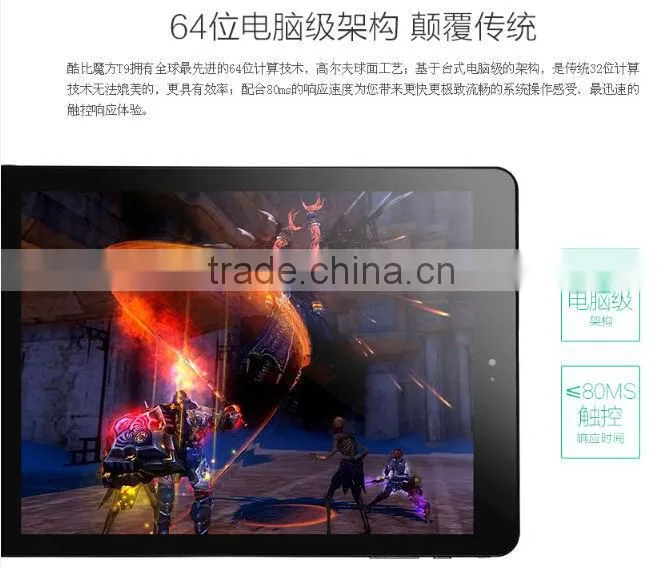 wholesale 9.7 inch Android 4.4 MT8752 Octa core RAM 2GB ROM 32GB 13.0MP camera 4G LTE Cube T9 Tablet PC