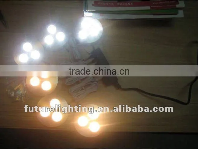 Shenzhen factory direct sell high power energy saving 3W DC12/24V led beautuful puck light