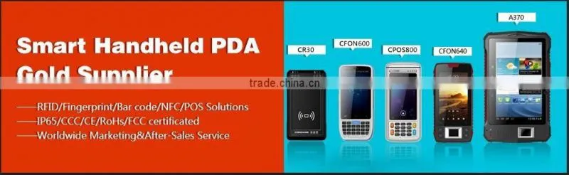 Android Handheld PDA Bar code Scanner with Display 4G LTE voice call function WIFI Bluetooth GPS