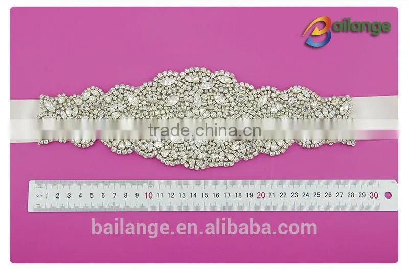 2016 fashion wedding dress bling bling decorative rhinestone design guangzhou wholesales