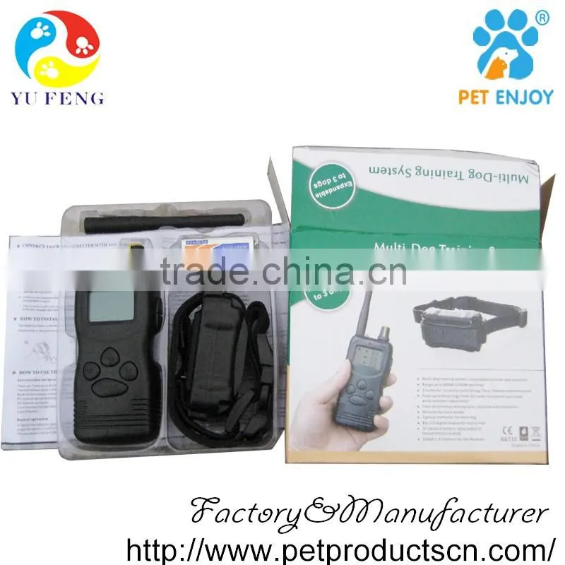 High Quality Pet Trainer 3 Dogs Training Collar, Remote for 1000M Meter