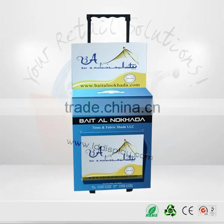 Hot sale attractive 4-wheels cardboard trolley case with 8 years Experience