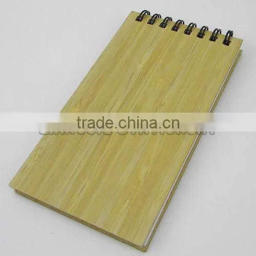 Customized wooden cover notebook