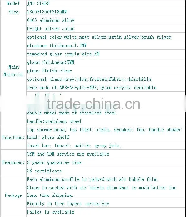 Wholesale High Quality dubai shower screen