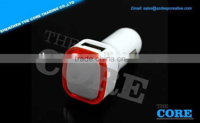 A2 2 USB port car charger,2 ports car charger,car usb charger