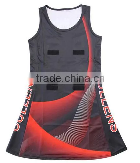 2014 new design top quality sublimation netball unforms for sale