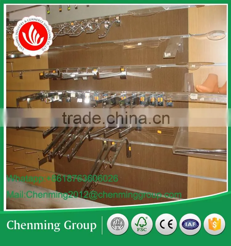 grooved mdf display board for shop