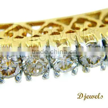 Diamond Bangles, Single Line Bangles, Diamond Jewelry