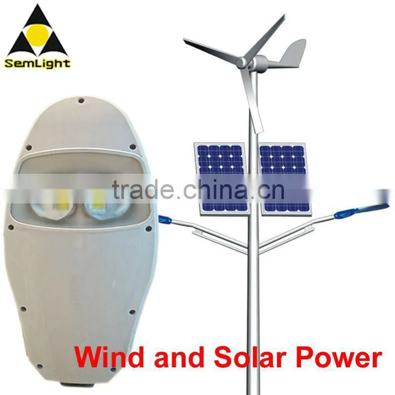 100W Single Arm Pole PWM Controller LED Solar Street Lamp