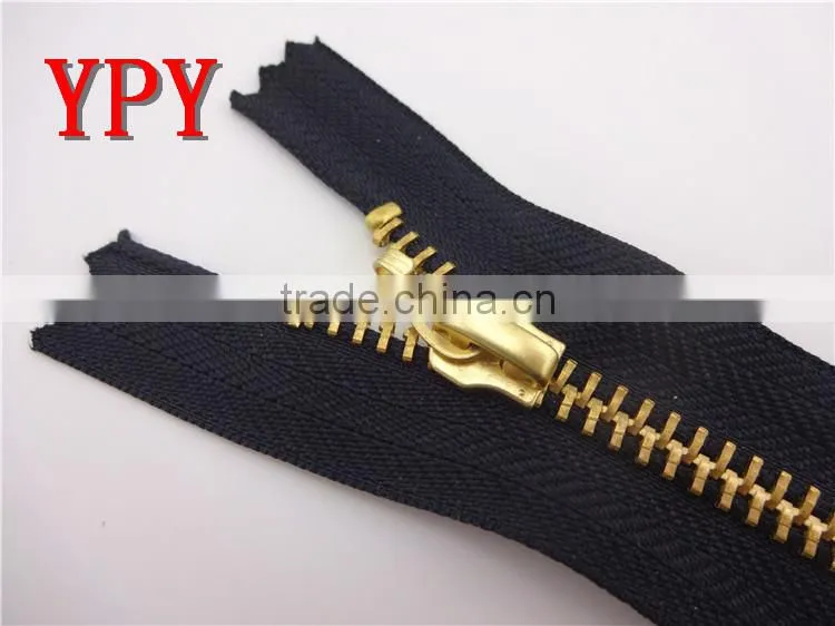 5# brass metal zippers