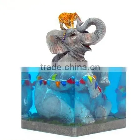oem children high quality elephant plastic toys/make circus animals plastic toys/custom cheap kids plastic toys factory